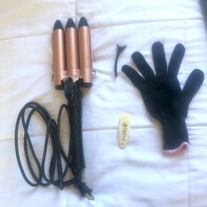 3 barrel Curling Iron